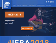 Tablet Screenshot of ieba.org